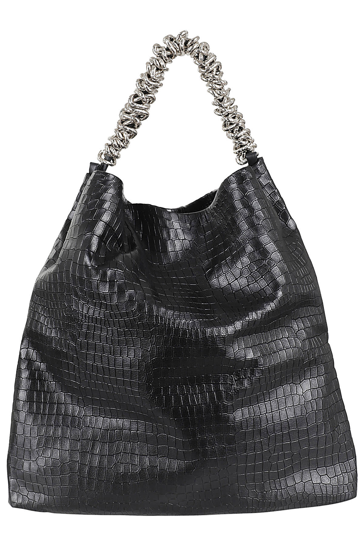 Shop Orciani Borsa In Pelle In Ner Nero