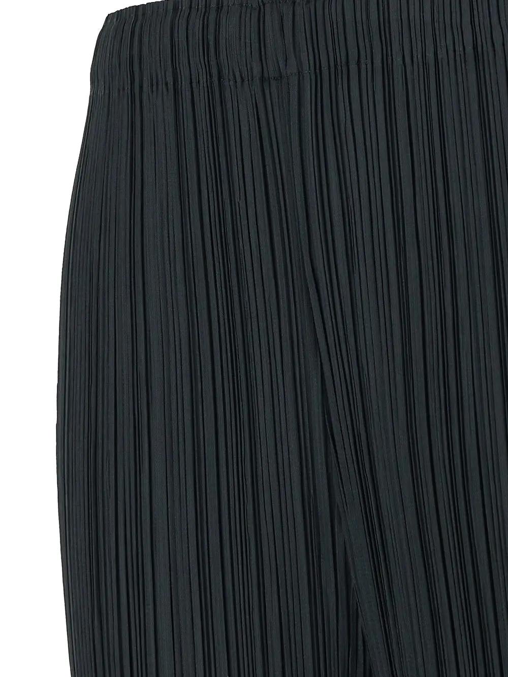 Shop Issey Miyake Pleated Trouser In Charcoal