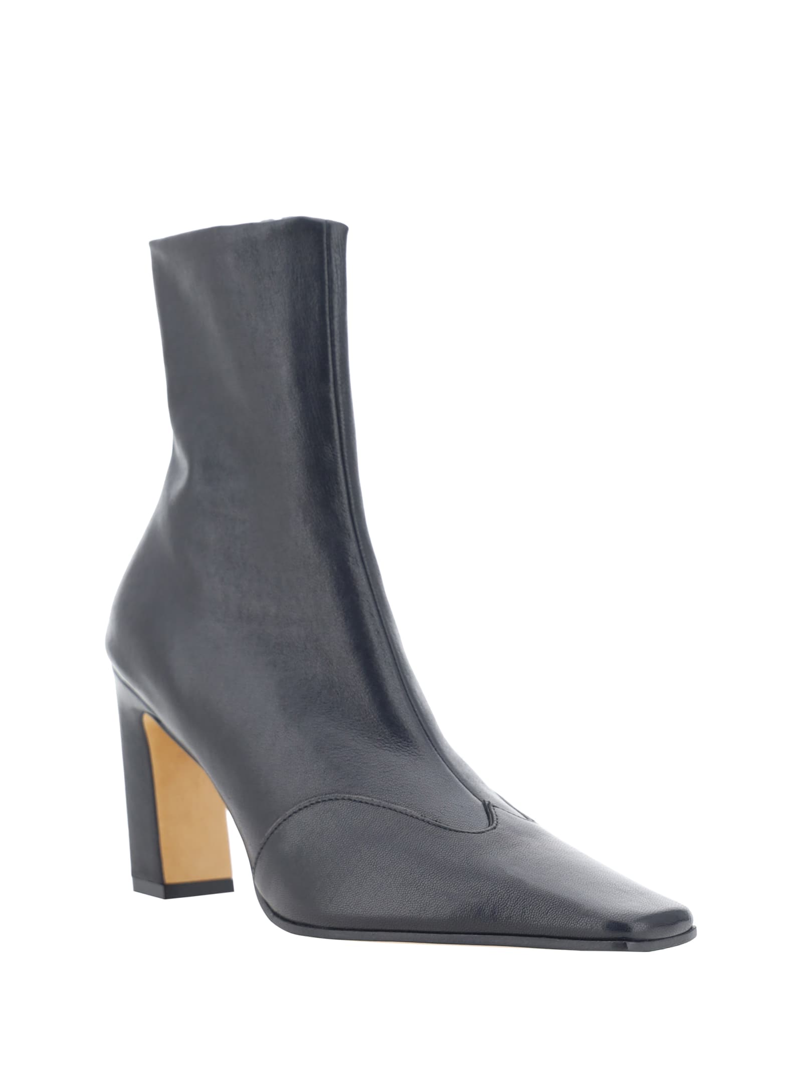 Khaite Nevada Ankle Boots In Black