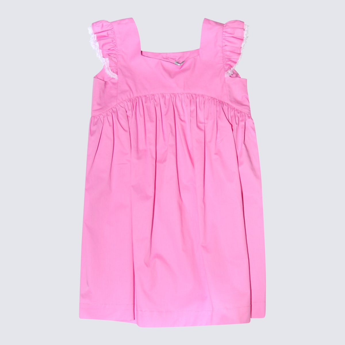 Shop Il Gufo Pink Cotton Dress