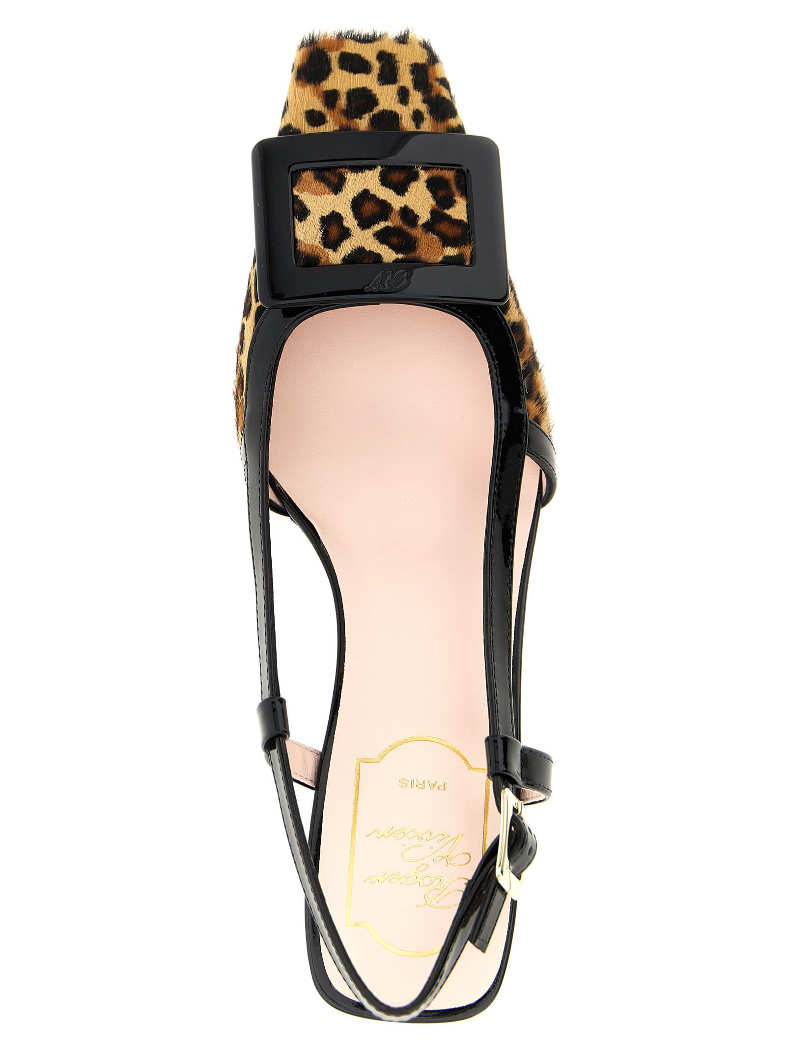 Roger Vivier Belle Viver Slingback In Multi