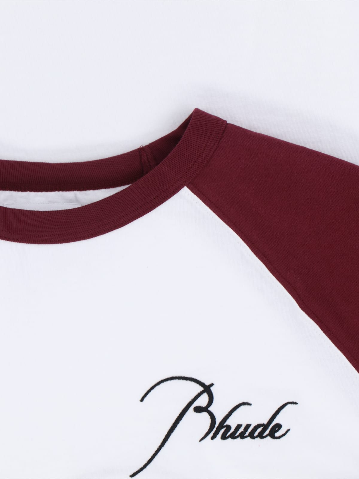 Shop Rhude Embroidered T-shirt In Red