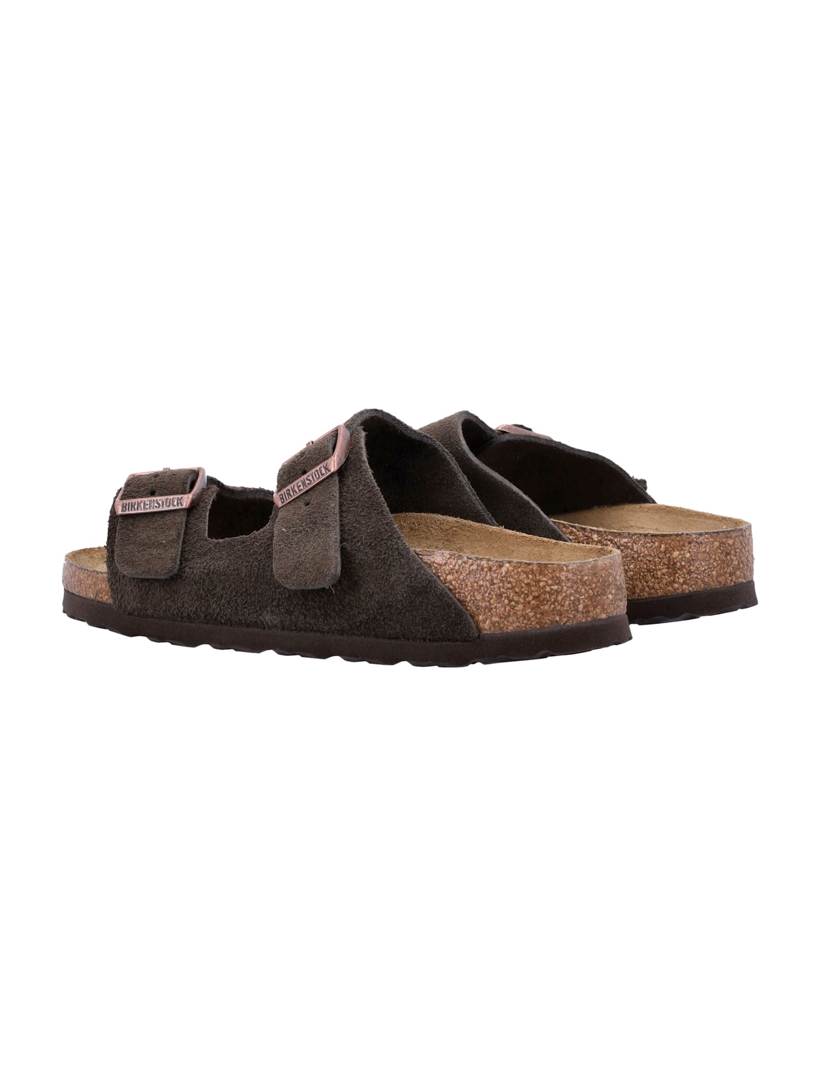 Birkenstock Suede Arizona Sandals Mocha Brown In Brown
