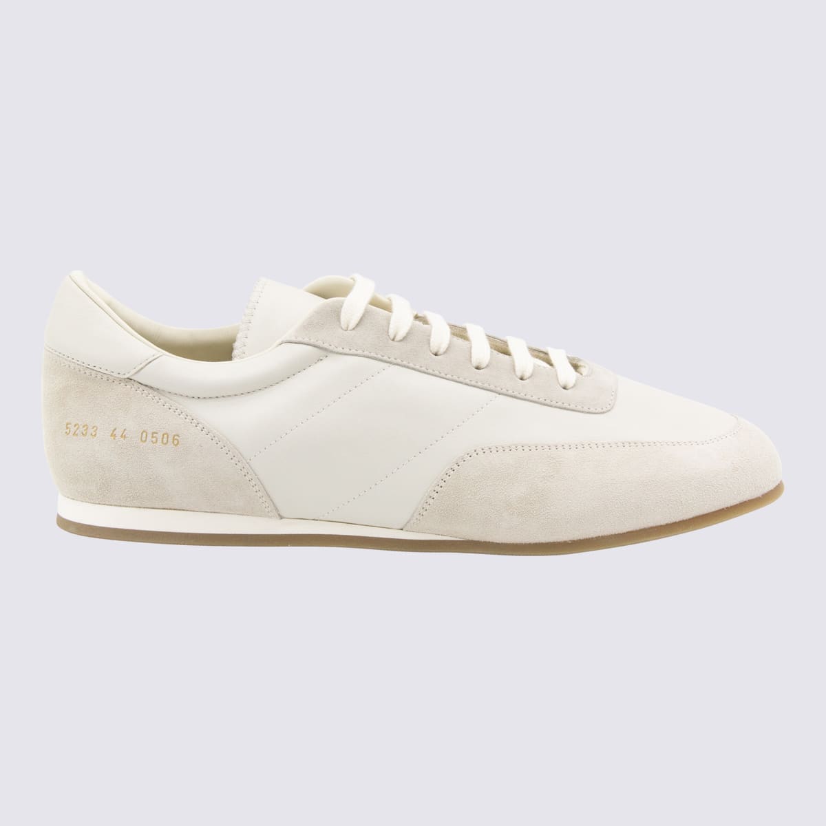 White Leather Minimal Runner Sneakers