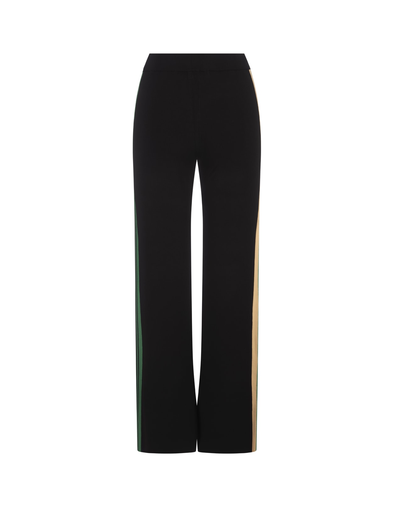 Stripe Track Pants In Black