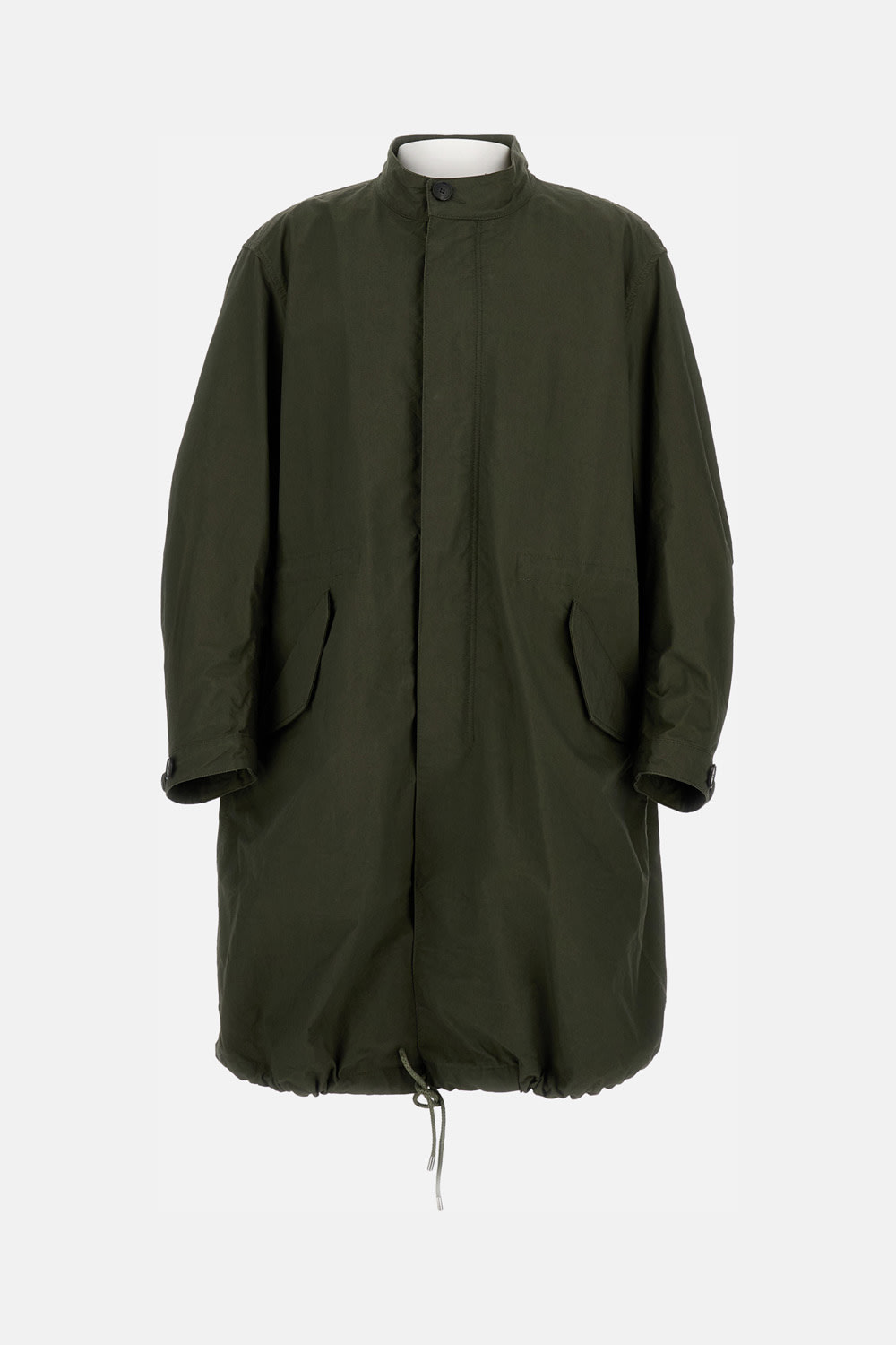 Givenchy Stamp Cotton-blend Raincoat In Brown