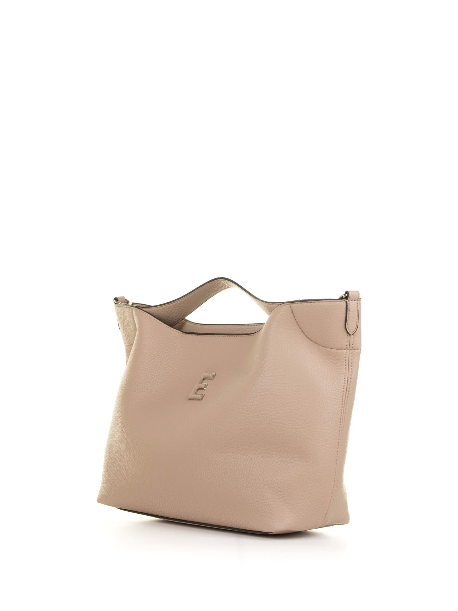 Shop Ermanno Scervino Rachele Small Powder Pink Leather Handbag In Rosa
