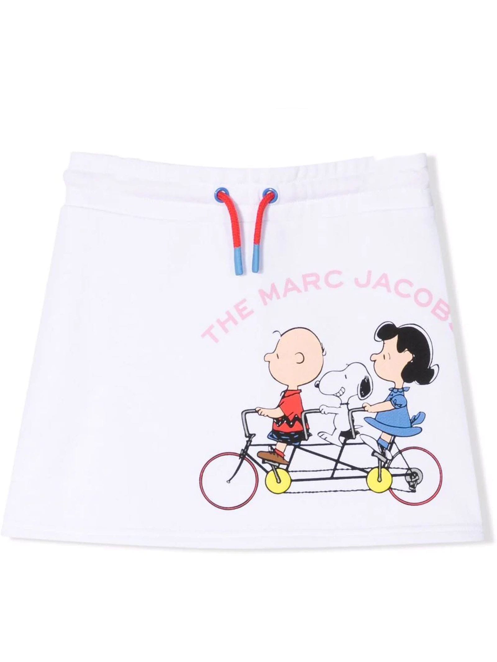 Marc Jacobs White Cotton Skirt