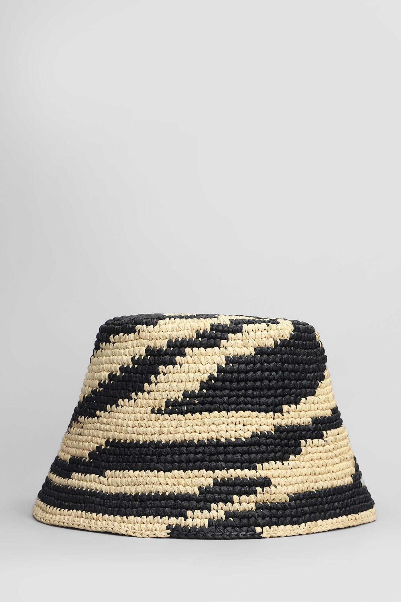 Hats In Beige Raffia