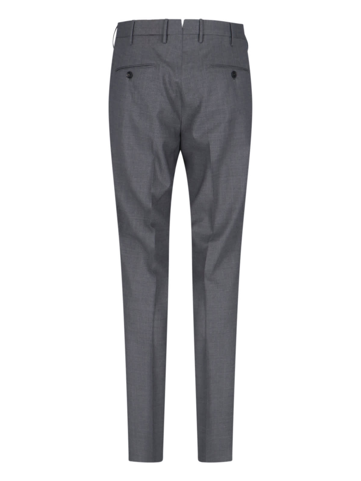 Incotex High-waisted Virgin Wool Chino Pants In Gold