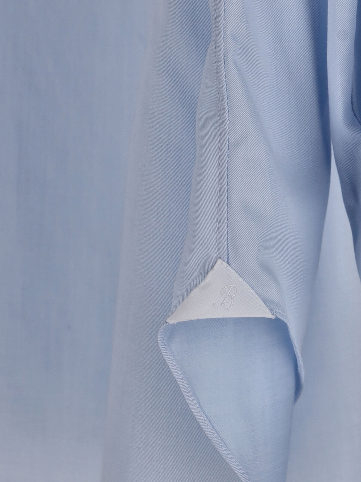 Barba Napoli Classic-collar Cotton Shirt In Blue