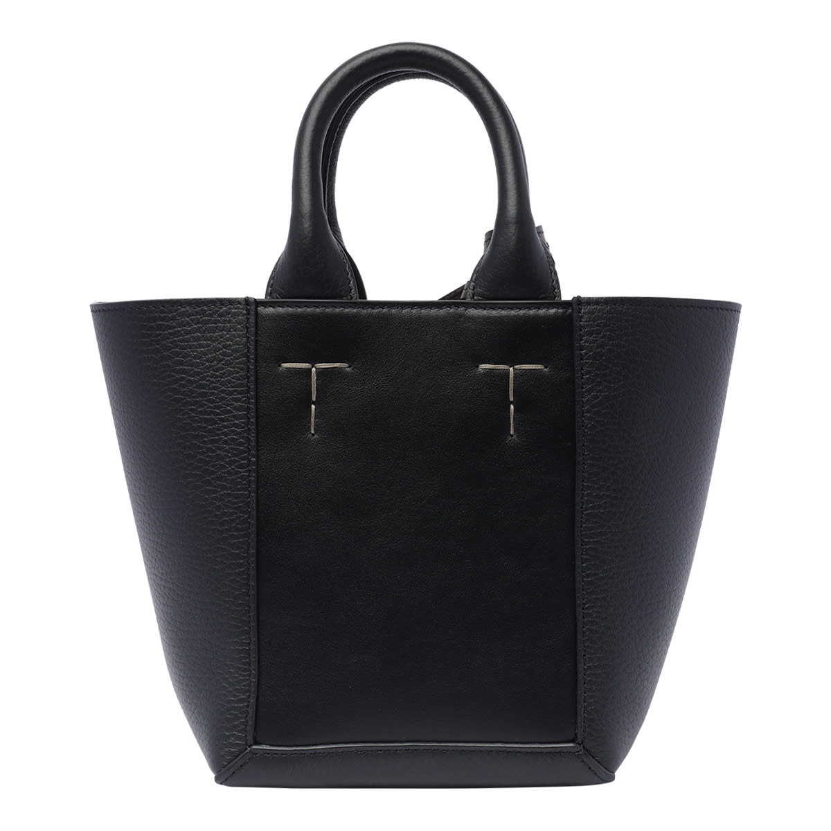 Shop Tod's Tods Double Up Shopping Bag In Black