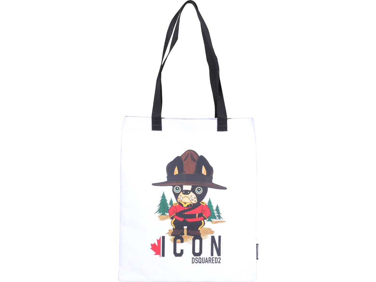 Dsquared2 Mountie Dog Tote Bag