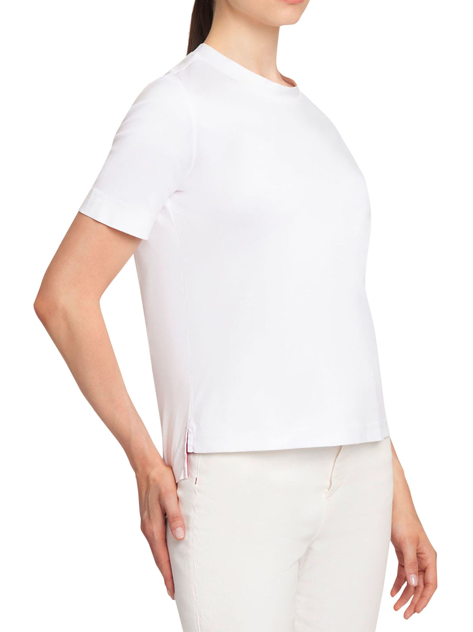 Shop Kiton Shirt Cotton In White