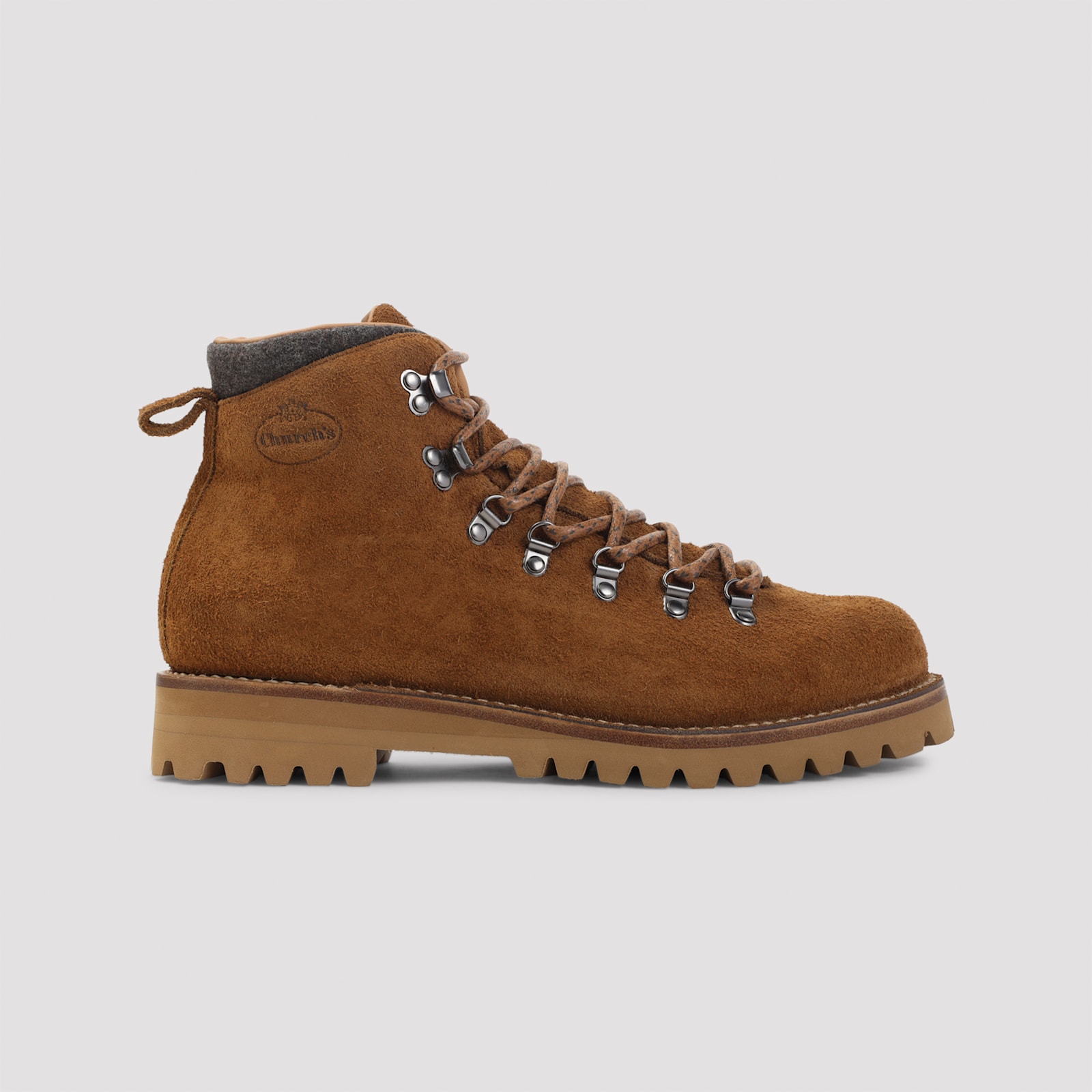 Church's Ankle Boots With Lug Sole And Suede In Brown