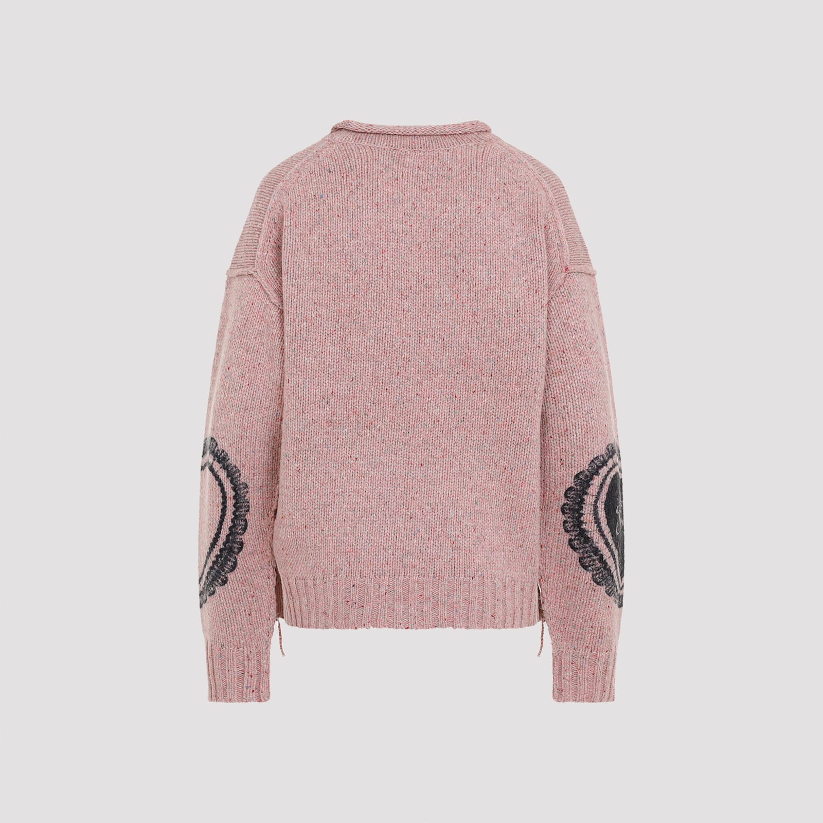 Shop Acne Studios Virgin Wool Pullover In Coa Faded Pink