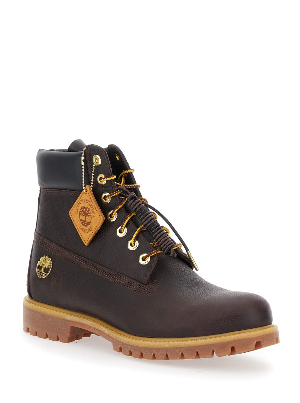 Timberland Premium 6lace Combat Boots In Black