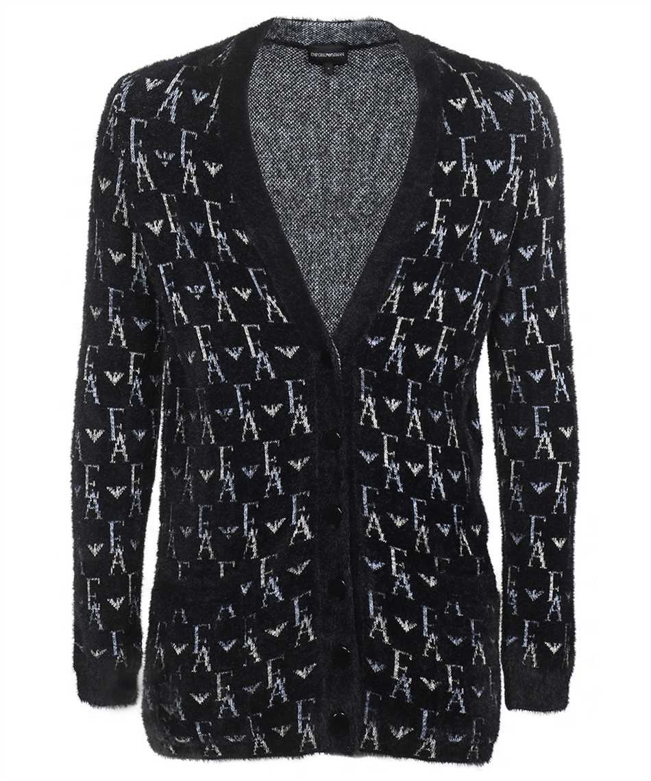 Emporio Armani Knit Cardigan In Black
