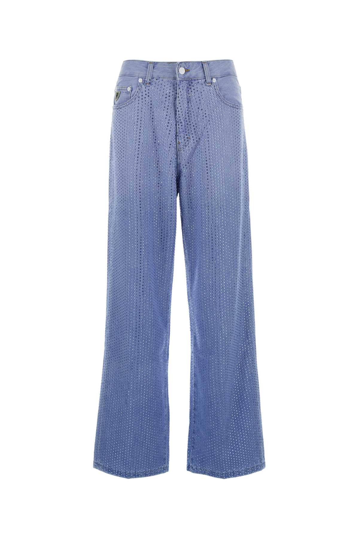 Lois Embellished Denim Asha Jeans In Blue