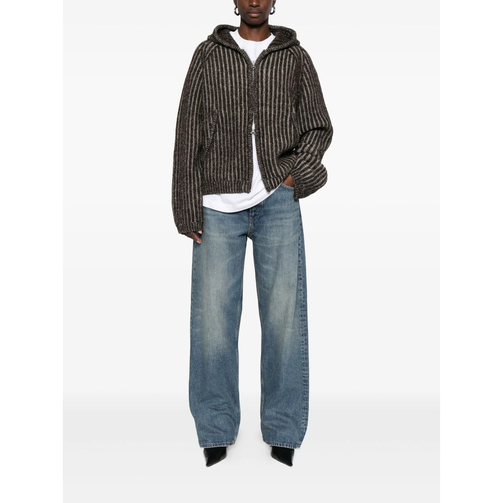 Sunflower Wide Twisted Jeans In Blue