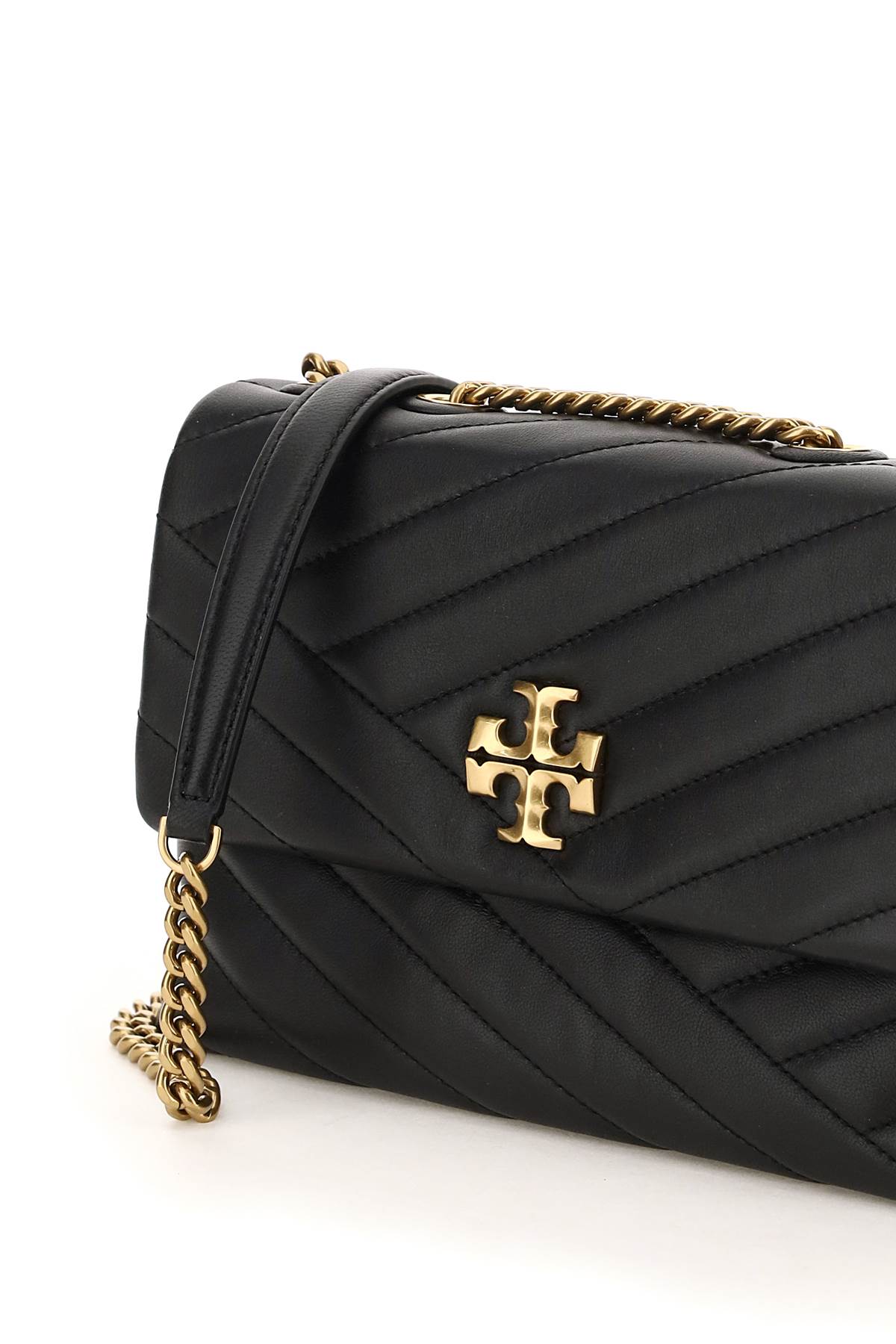 Shop Tory Burch Small Kira Shoulder Bag In Black