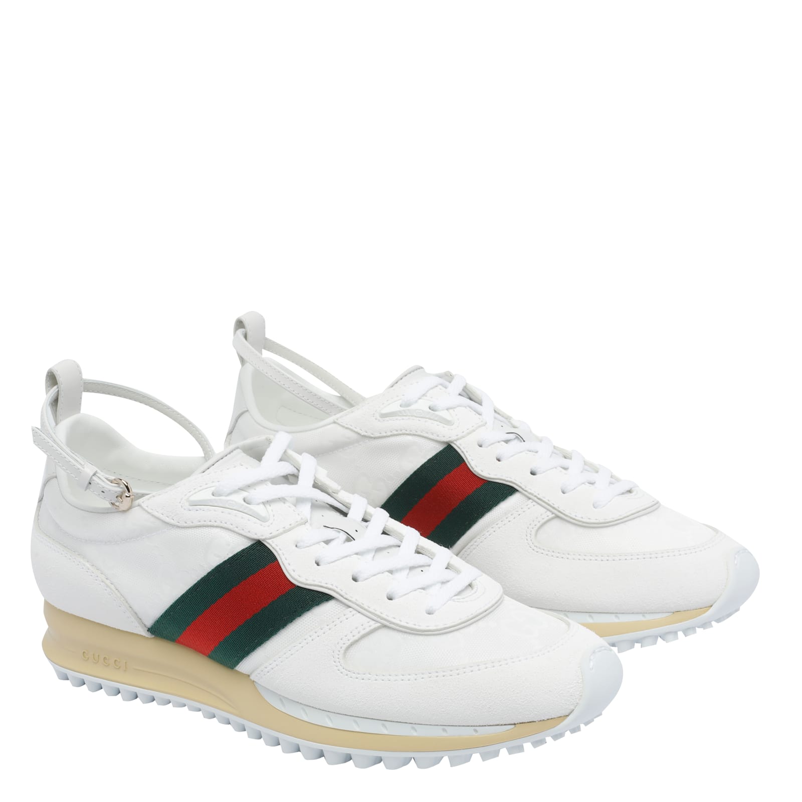 Gucci Re-motion Gg Sneakers In White