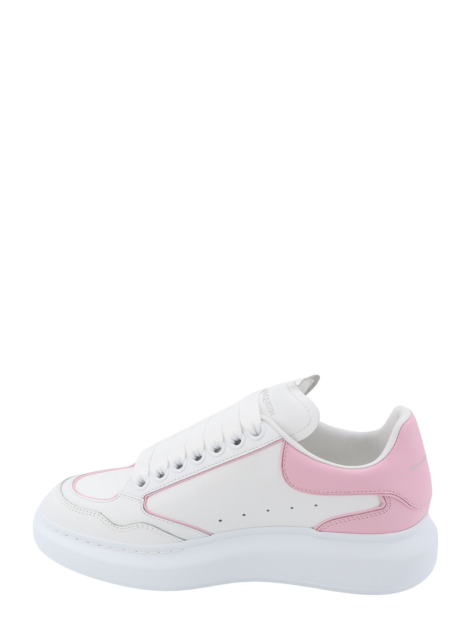 Shop Alexander Mcqueen Larry Sneakers In Bianco