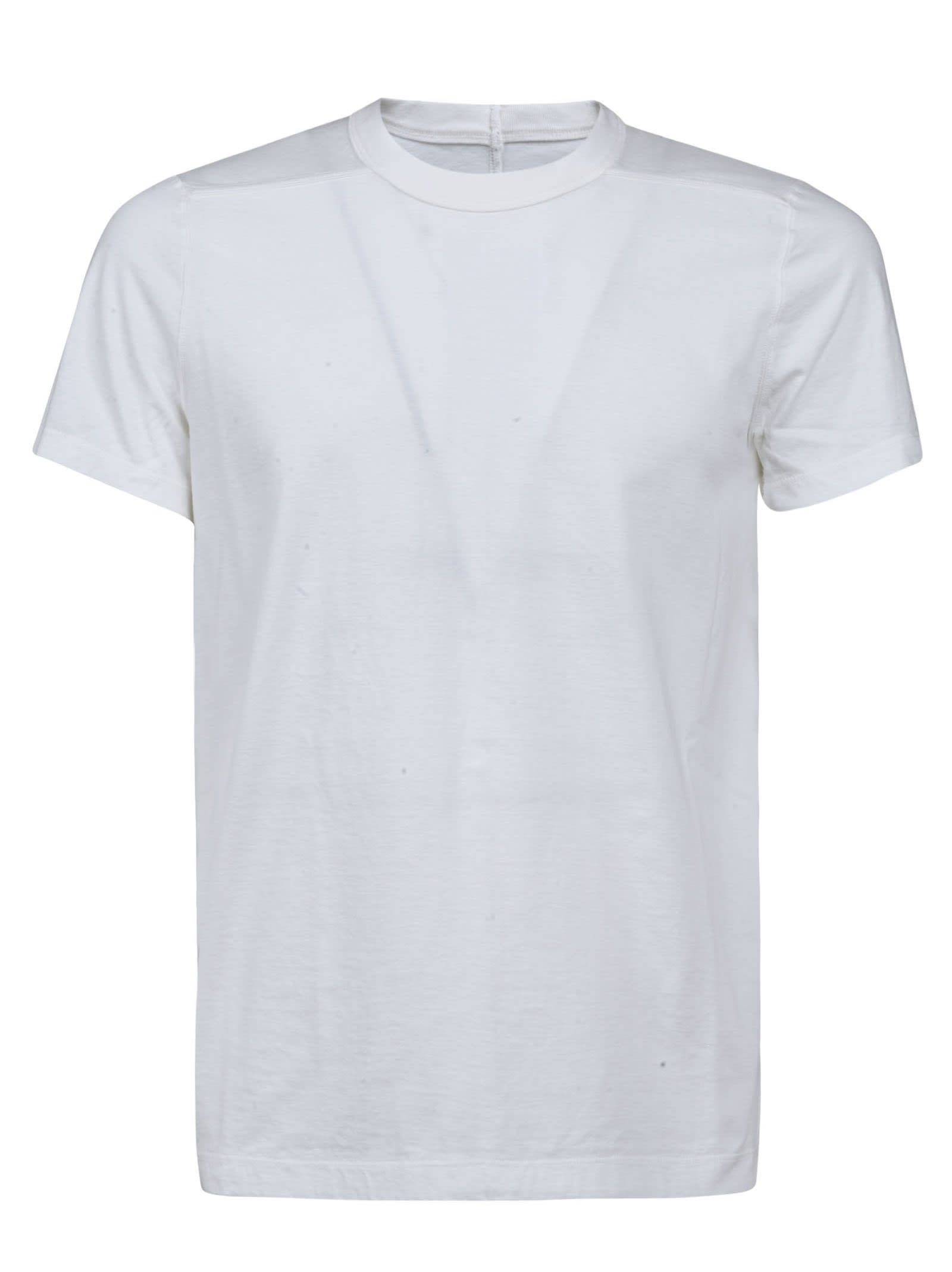 Rick Owens Short Level T-shirt In Latte