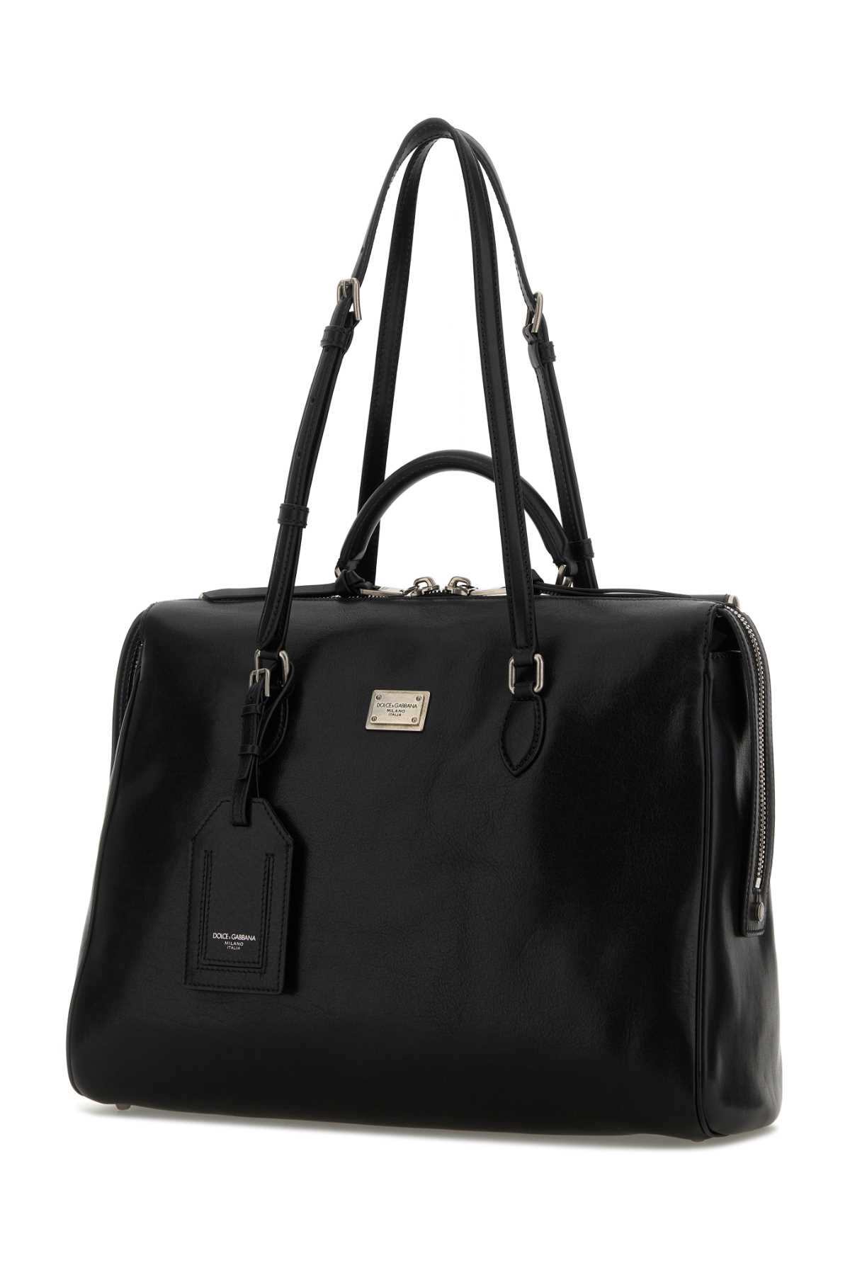 Dolce & Gabbana Vittoria Handbag With Top Handles And Strap In Black