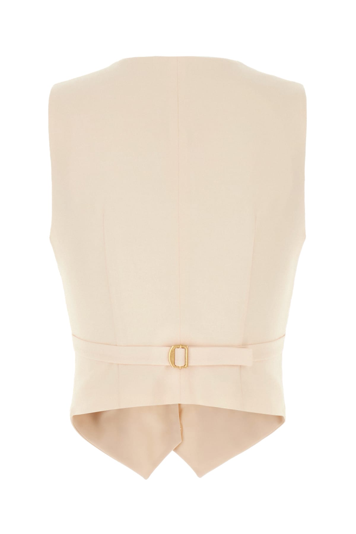 Shop Philosophy Di Lorenzo Serafini Pastel Pink Stretch Polyester Blend Vest In Avorio