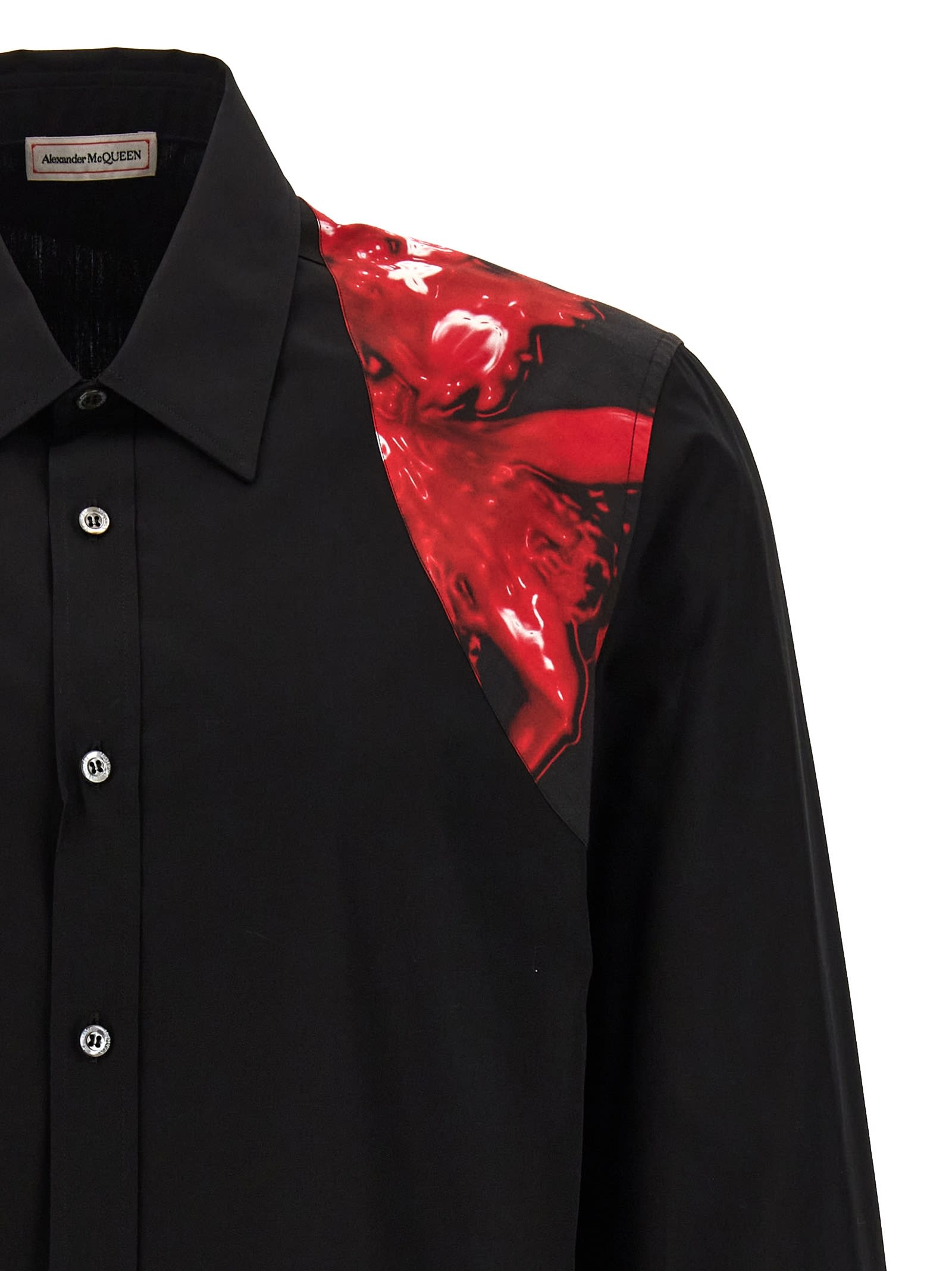 Shop Alexander Mcqueen Harness Shirt In Black