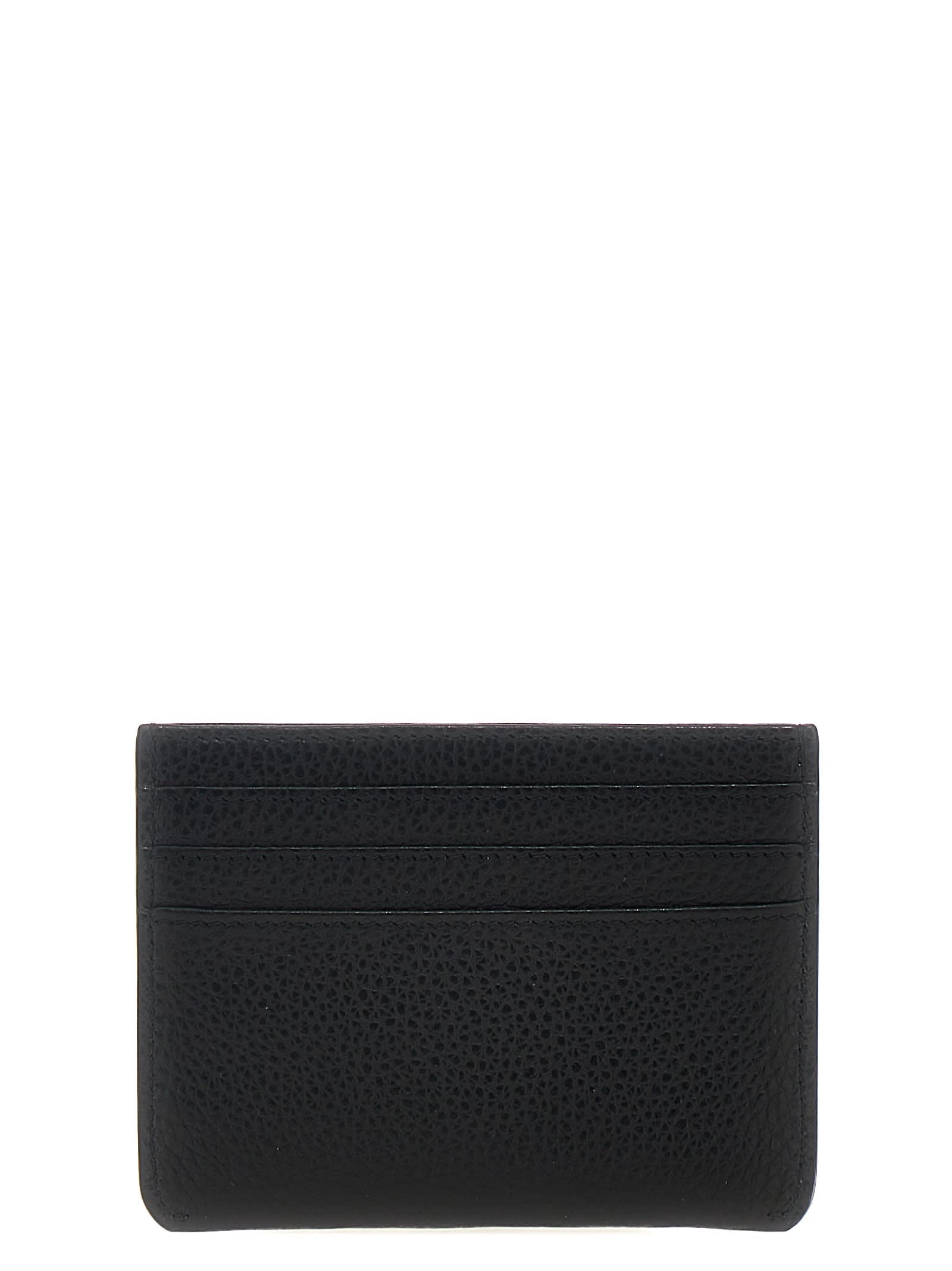 Shop Marni Logo Card Holder In Black