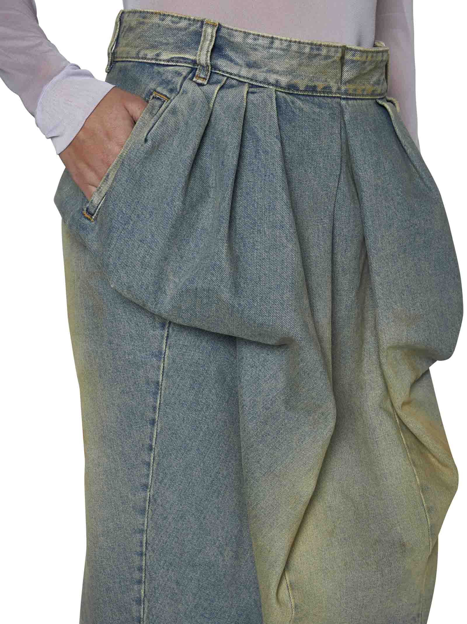 Shop Maison Margiela Skirt In Dirty Wash