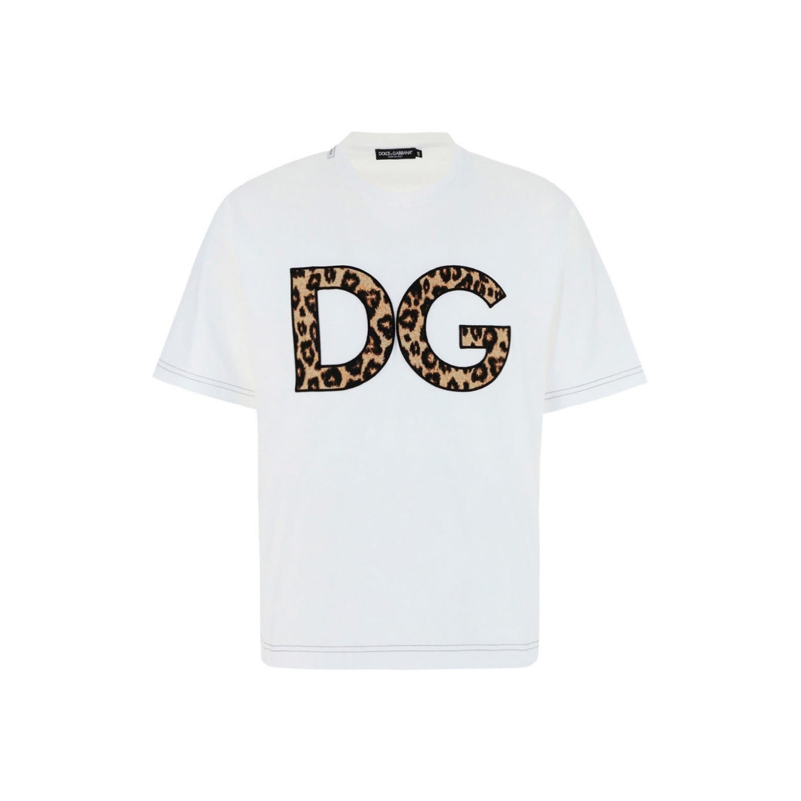 Shop Dolce & Gabbana Dg T-shirt In White