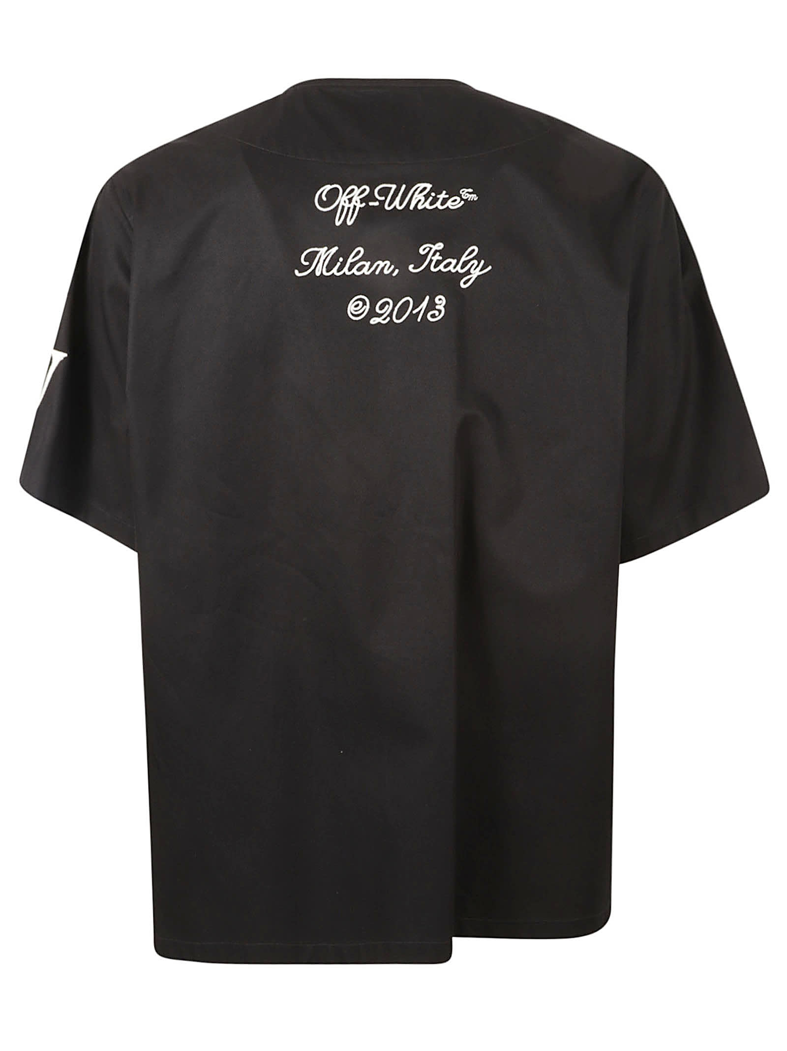 Shop Off-white Baseball Shirt In Black