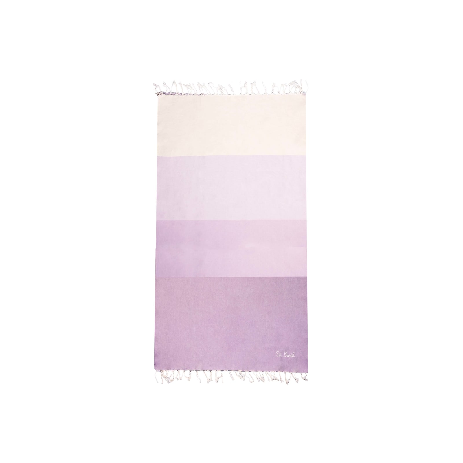 Mc2 Saint Barth Tie Dye Cotton Towel In Purple