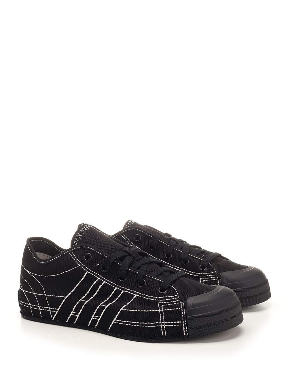 Shop Y-3 Sneakers  Yohji Court Tn Lo In Black