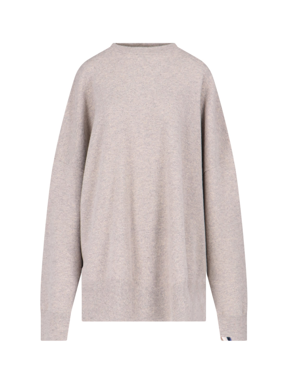 Shop Extreme Cashmere Oversized Sweater In Taupe