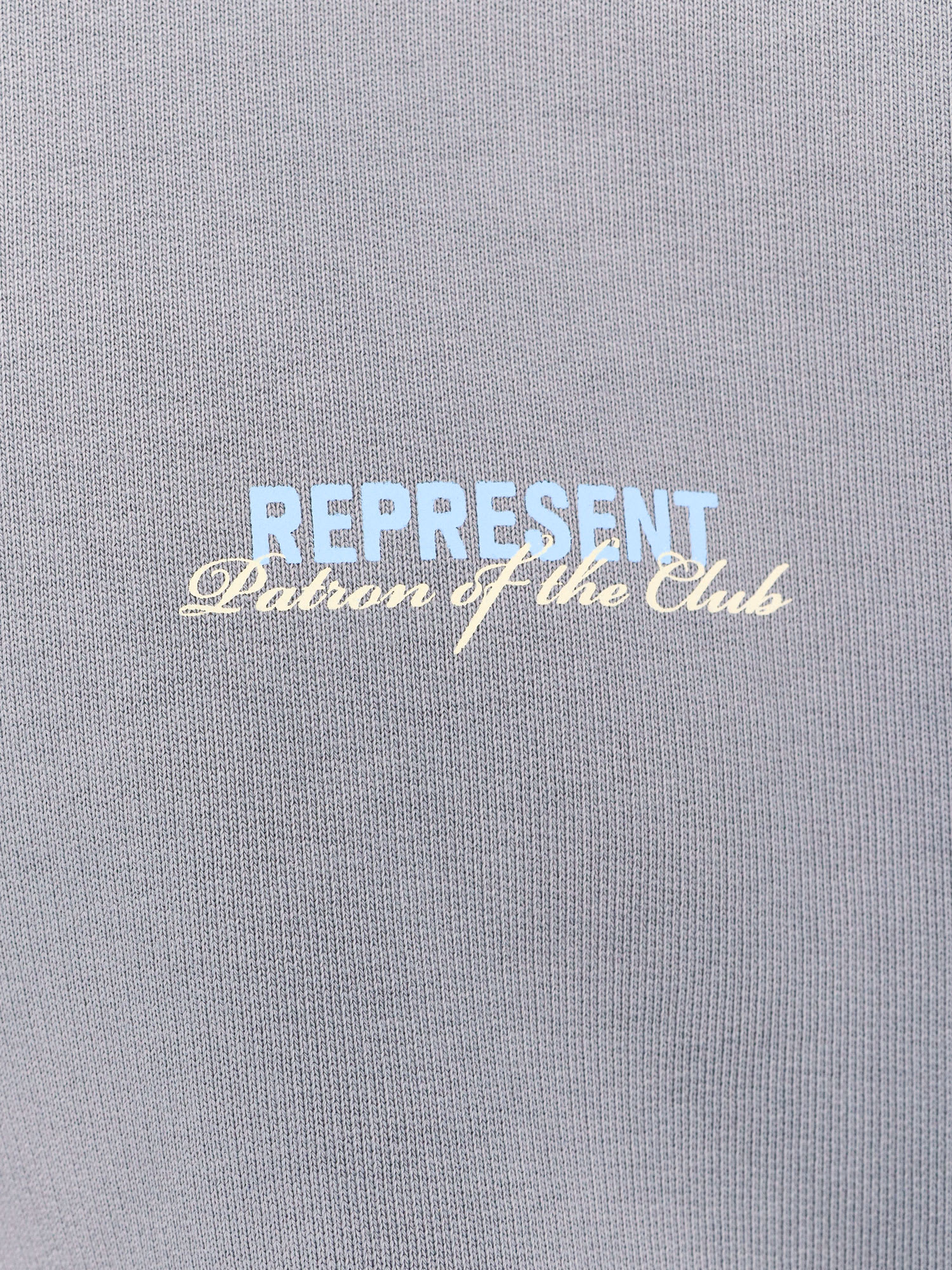 Shop Represent Patron Of The Club Washed Cotton Sweatshirt In Grey