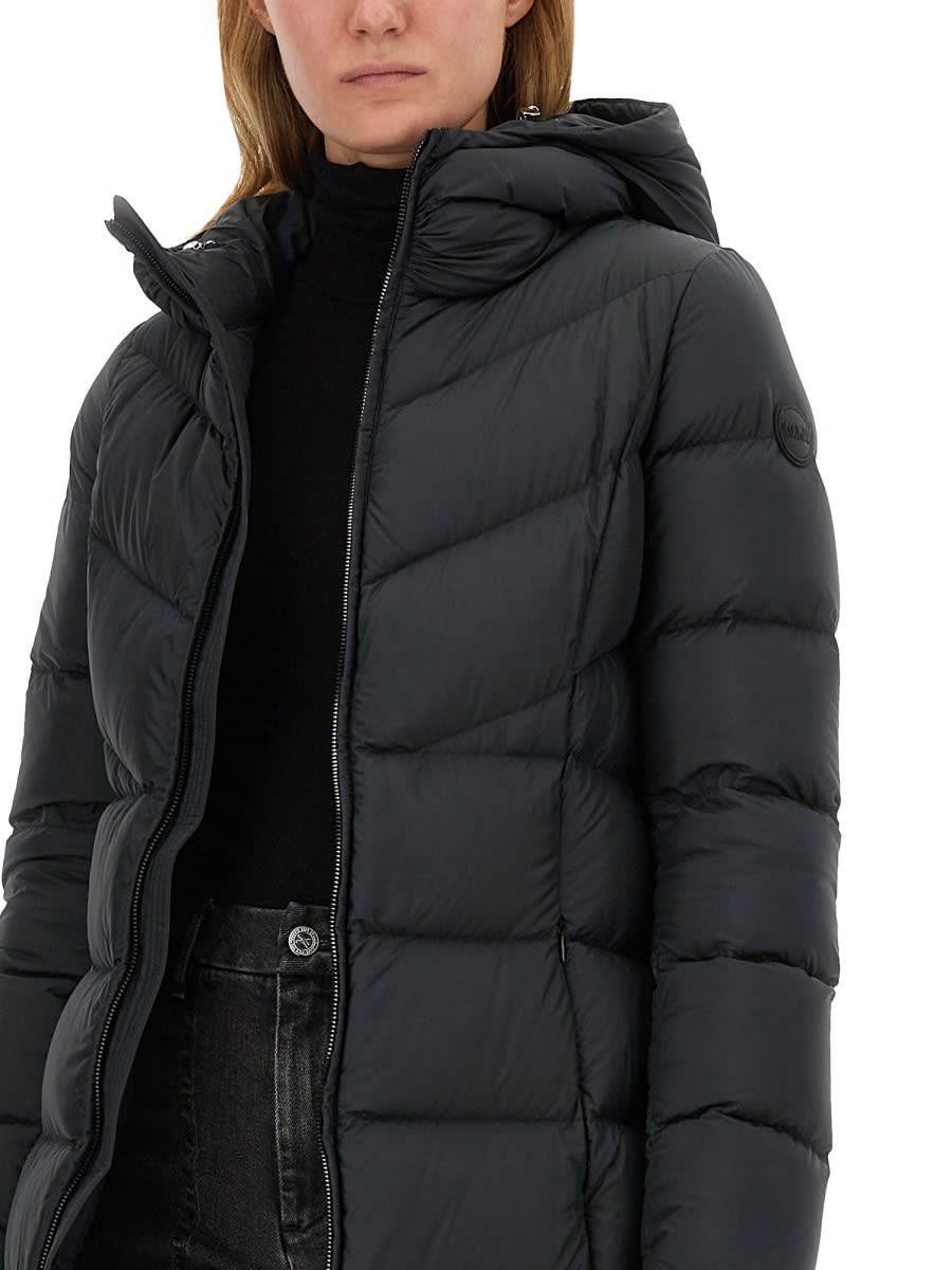 Shop Colmar Down Jacket With Logo In Black