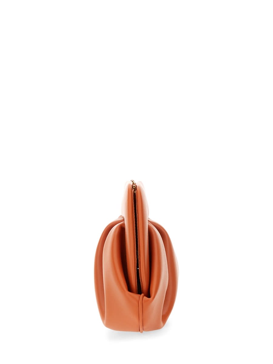 Themoirè Clutch "emera" In Orange