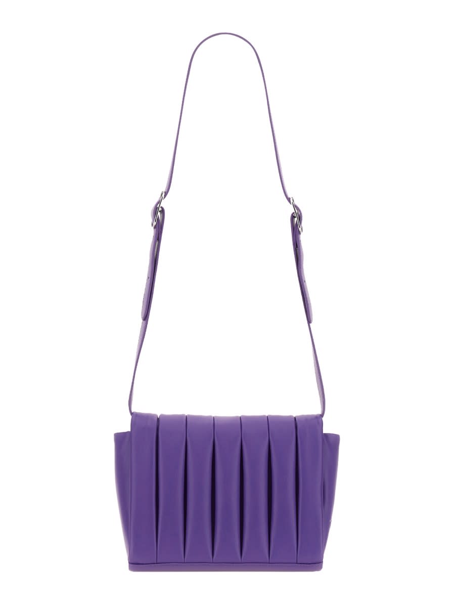 Shop Themoirè Shoulder Bag Feronia In Purple