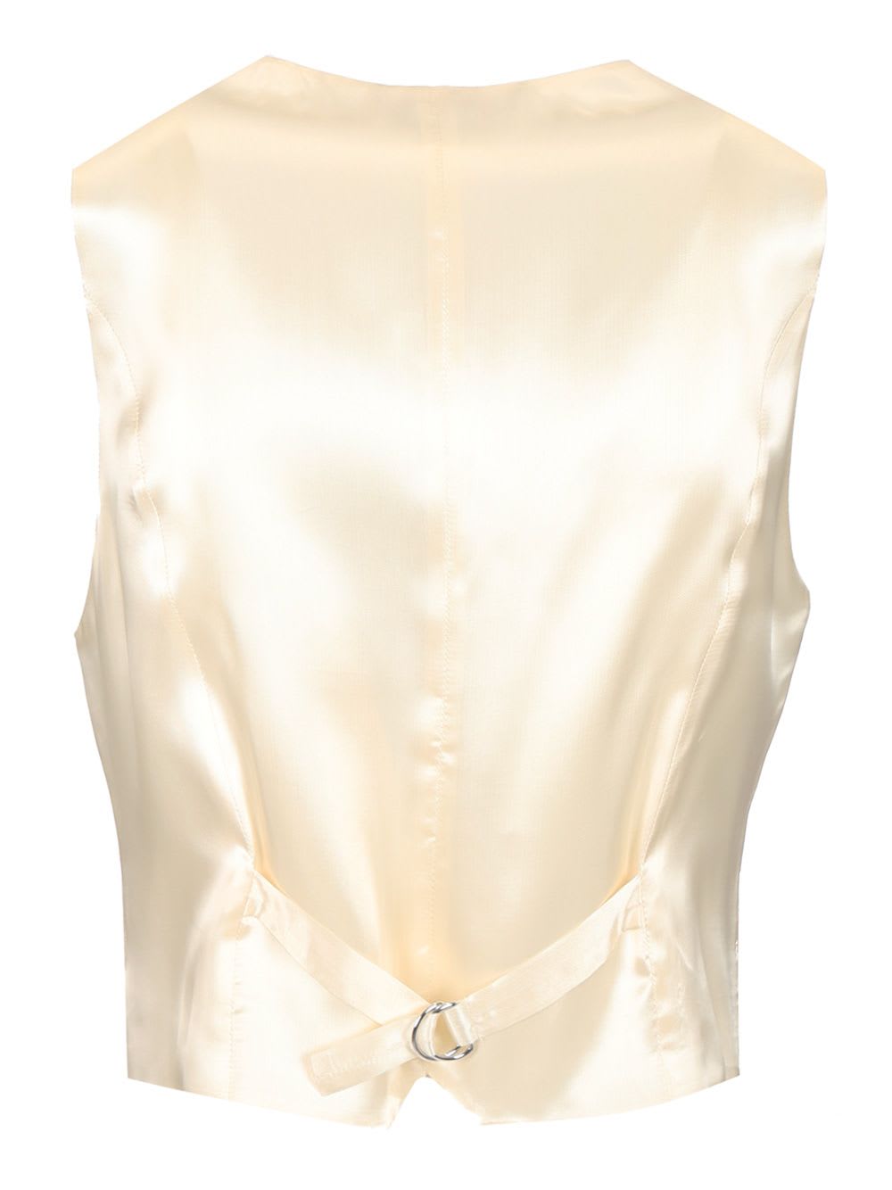 Forte Forte Wool And Viscose Vest In Beige