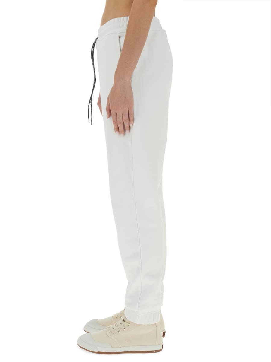 Shop Vivienne Westwood Jogging Pants With Logo In White
