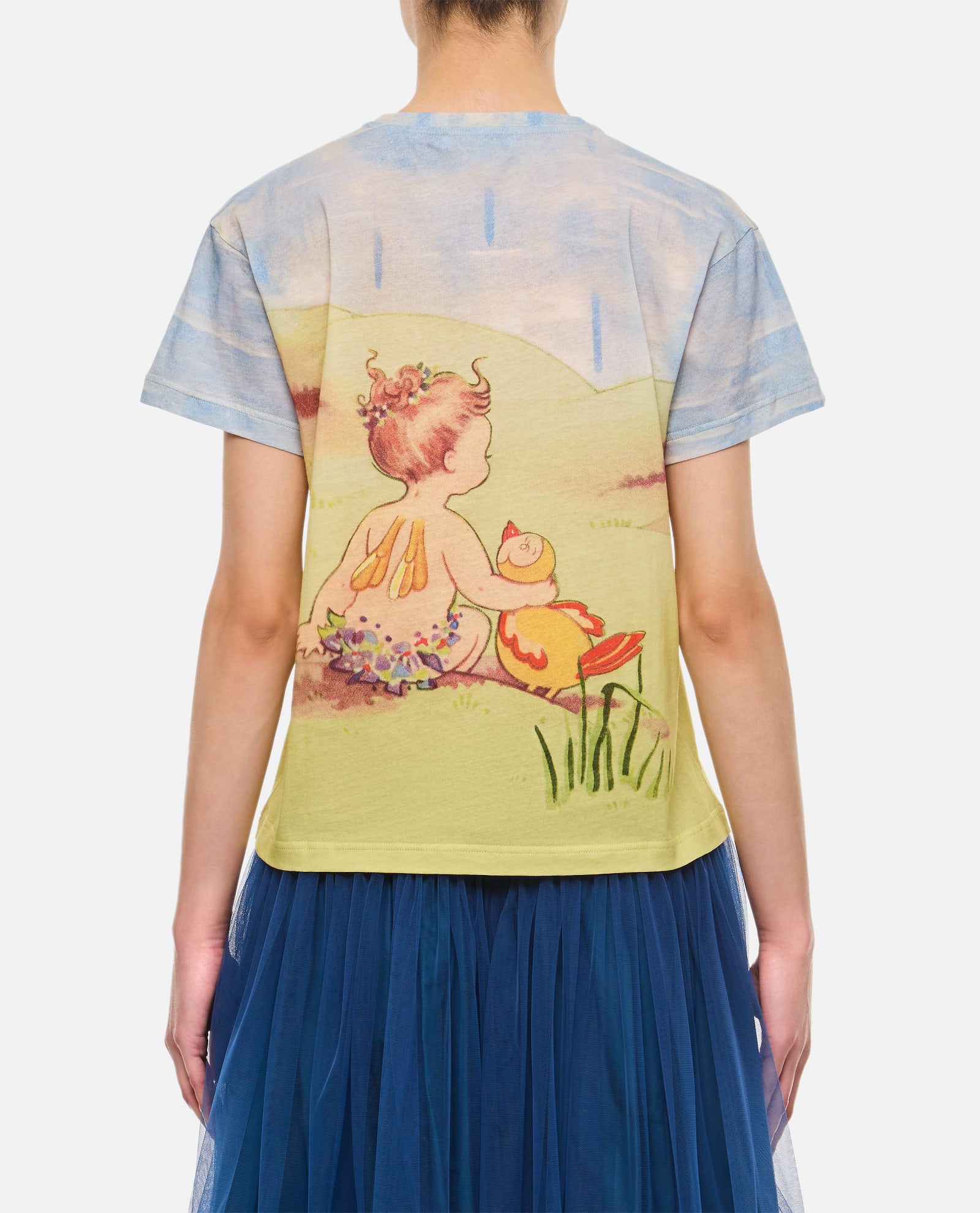 Shop Molly Goddard Dolly Jersey T-shirt In Multicolour