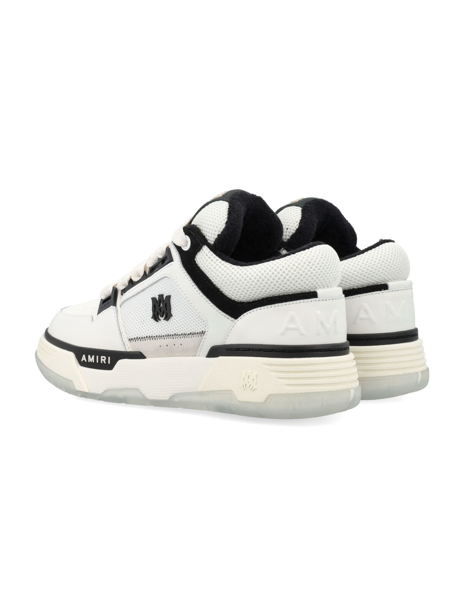 Shop Amiri Ma-1 Sneakers In White Black