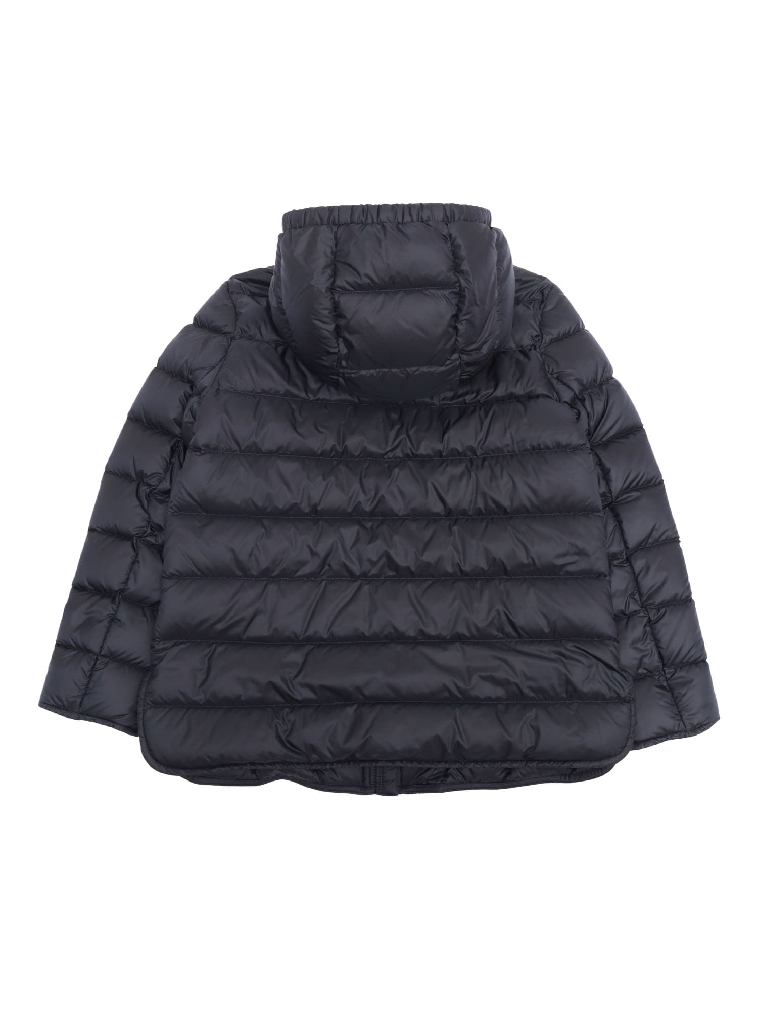 Moncler Argenno Short Parka In Blue