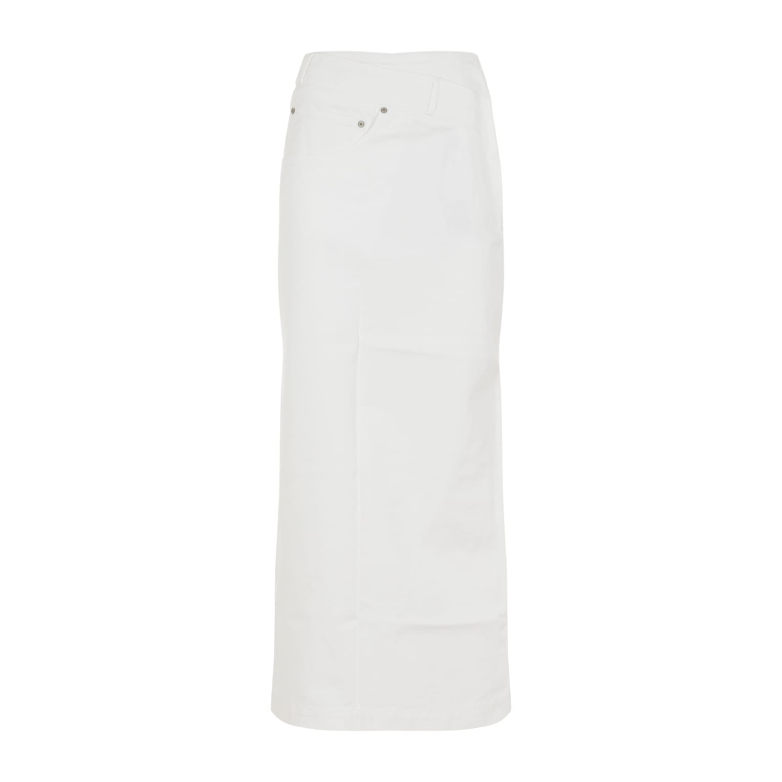 Shop Loewe Deconstructured Skirt In White