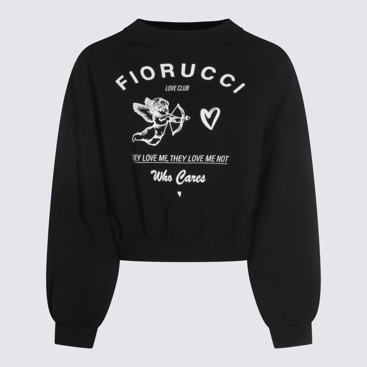 Black Cotton Sweatshirt