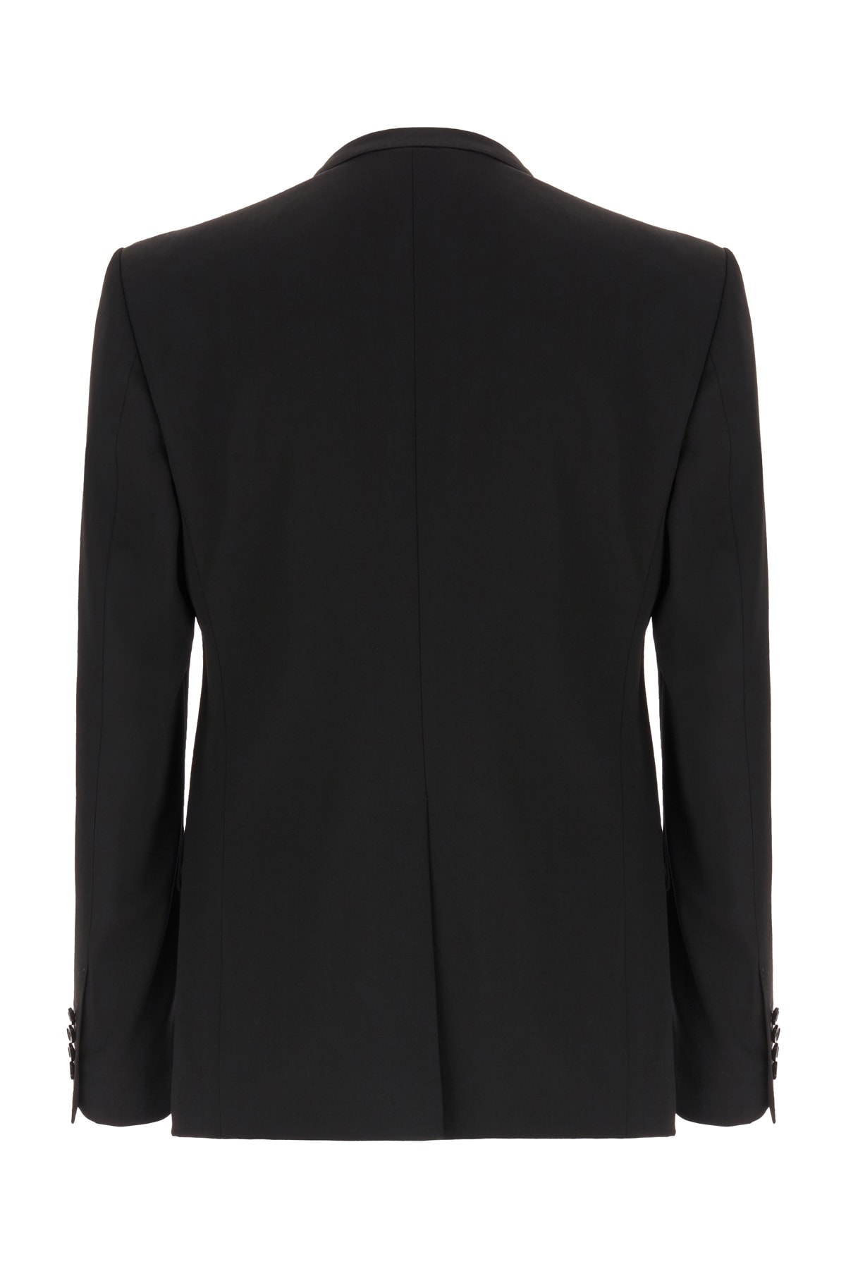 Shop Dolce & Gabbana Black Wool Blazer In N0000